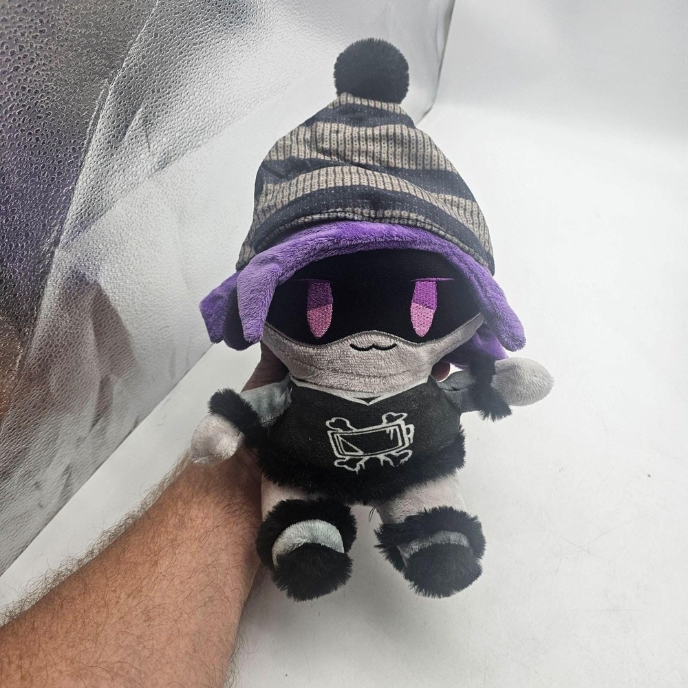 Murder Drones Uzi Doorman Plush Doll Purple Black Hoodie Anime Robot 9" Toy